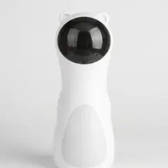 Aparelho de laser interativo para gatos sozinho em fundo claro